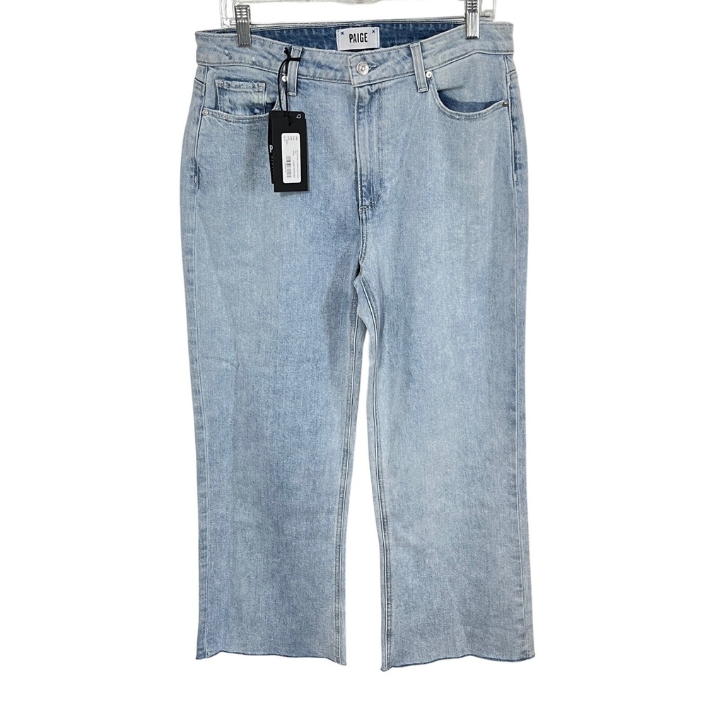 PAIGE Leenah Ankle Jeans Women's Size ‎ 31 Light Blue High Rise